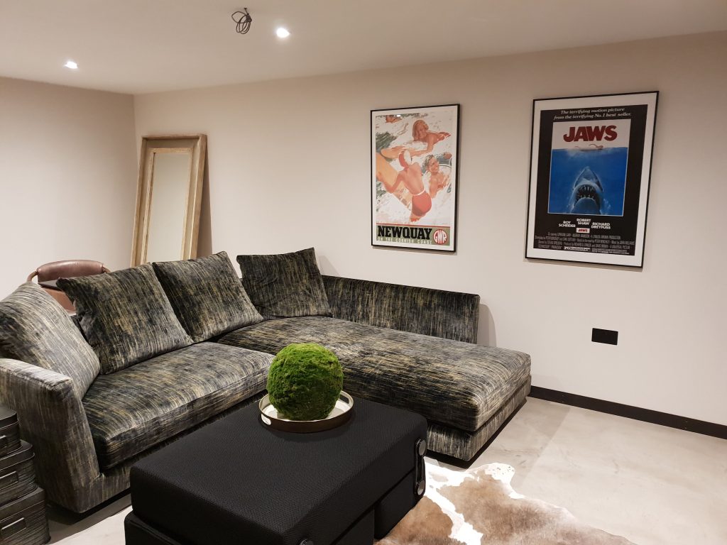 Armada Property Cottles project - bespoke living room