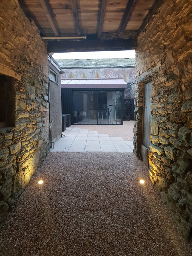 Armada Property Cottles project stone entrance way