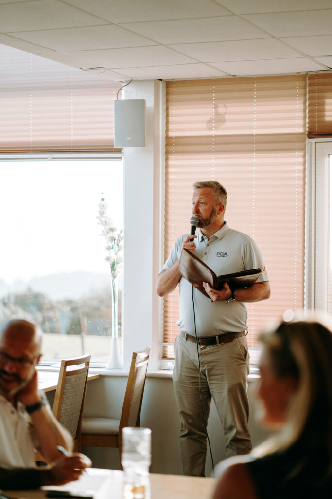 Rowcroft Golf Day 2023 - supporting charity - speech