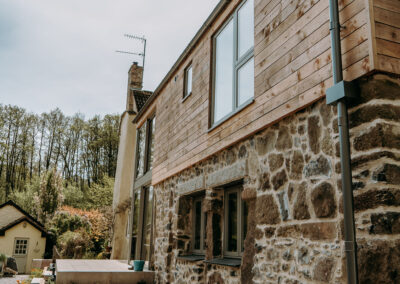 Armada property stone farm project - Beautiful rustic farm house - exterior stone and wooden cladding